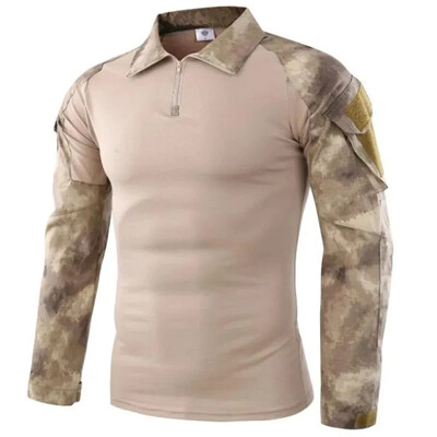 Taktické turistické tričko, poľovnícka uniforma, oblečenie Tatico Tops, airsoftové multicam maskovacie poľovnícke rybárske oblečenie pre mužov