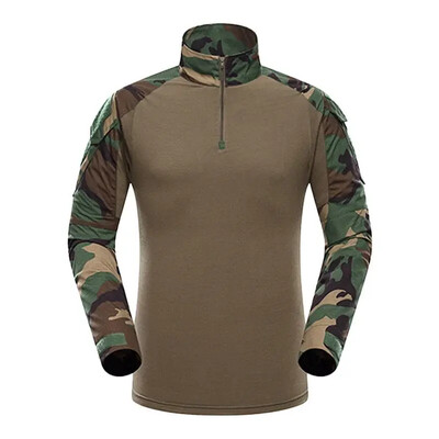 Taktické turistické tričko, poľovnícka uniforma, oblečenie Tatico Tops, airsoftové multicam maskovacie poľovnícke rybárske oblečenie pre mužov