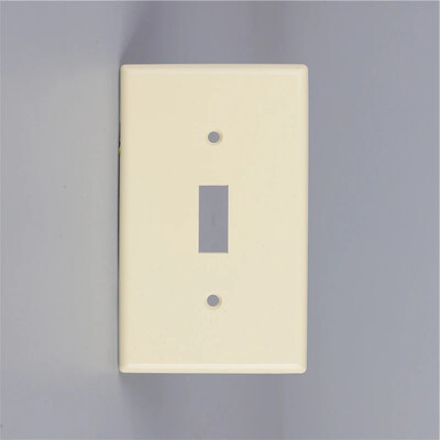 Elektriline pistikupesa seinaplaat LED-öötulede lülitiga ühepooluseliste kahepoolsete pistikupesade jaoks Lülitab automaatse sisselülitamise väljalülitusanduri