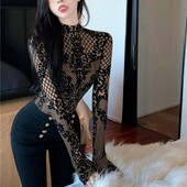 Body chic, elegant, vintage, cu decupaje, pentru femei, pentru femei, cu decupaje, fără spate, pentru dormit