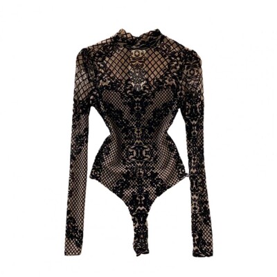 Body chic, elegant, vintage, cu decupaje, pentru femei, pentru femei, cu decupaje, fără spate, pentru dormit