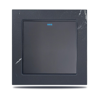 Sienas apgaismojuma slēdzis Sienas kontaktligzda Marmora stila plāksne Akmens panelis USB tipa C ātrās uzlādes kontaktligzda Ūdensnecaurlaidīga vannas istabas ligzda