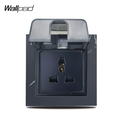 Sienas apgaismojuma slēdzis Sienas kontaktligzda Marmora stila plāksne Akmens panelis USB tipa C ātrās uzlādes kontaktligzda Ūdensnecaurlaidīga vannas istabas ligzda