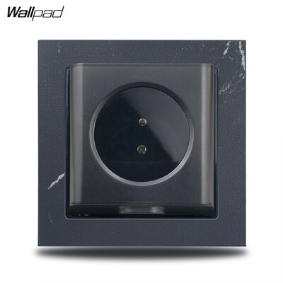 Sienas apgaismojuma slēdzis Sienas kontaktligzda Marmora stila plāksne Akmens panelis USB tipa C ātrās uzlādes kontaktligzda Ūdensnecaurlaidīga vannas istabas ligzda