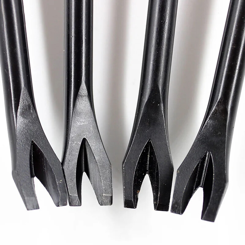 1 vnt V-Bend Staple Lifter Tack laužtuvo nagų kaiščio ištraukimo rankena, apmušalų ištraukimo traukiklis, lenkimo juostos rankiniai įrankiai, skirti auto remontui