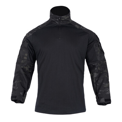 Férfi terepszínű egyenruha harci ing szabadtéri taktikai hosszú ujjú ing Paintball kempingezés vadászruházat