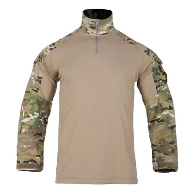 Férfi terepszínű egyenruha harci ing szabadtéri taktikai hosszú ujjú ing Paintball kempingezés vadászruházat