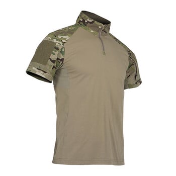 Πουκάμισο μάχης Tactical CP Camouflage για υπαίθρια αθλητικά αναπνεύσιμα πουκάμισα Tees Ρούχα κυνηγιού Μπλουζάκια Ανδρικά ρούχα προπόνησης Camo T Shirt