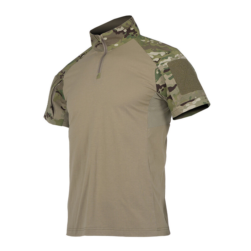 Taktiskais CP maskēšanās kaujas krekls āra sportam elpojoši krekli Tees medību apģērbi topi Vīriešu treniņu apģērbi Camo T krekls