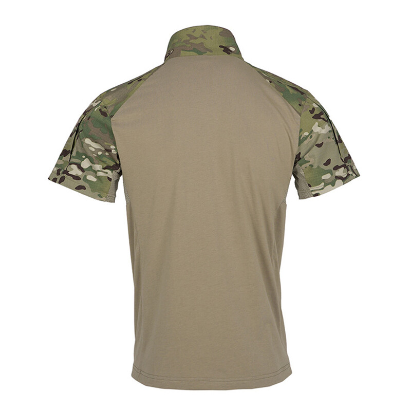 Taktiskais CP maskēšanās kaujas krekls āra sportam elpojoši krekli Tees medību apģērbi topi Vīriešu treniņu apģērbi Camo T krekls