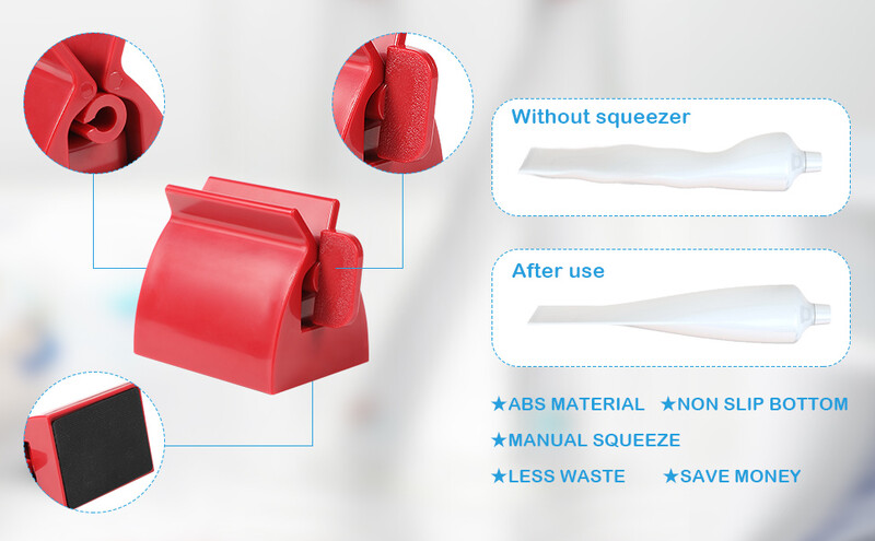 Fürdőszoba-kiegészítők Fogkrém Készülék Multifunkcionális Adagoló Arctisztító Kinyomó Clipek Manuális Lazy Tube Kinyomó Prés