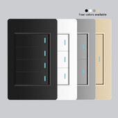 118 Tüüp Brasiilia Korea AU USA standardne seinavalgusti lüliti 16A PC paneel Toide ON VÄLJAS 1/2/3/4/Gangi kahesuunaline klahvlüliti