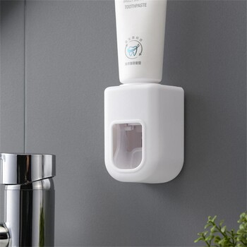 Creative Wall Mount Automatic Toothpaste Dispenser Αξεσουάρ μπάνιου Αδιάβροχη Lazy Toothpaste Squeezer Squeezer Οδοντόβουρτσα