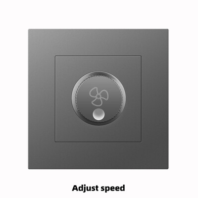 Pilkos spalvos plastikinis modulinis skydas JK Honkongo 86 tipo elektriniai sieninių šviestuvų jungikliai