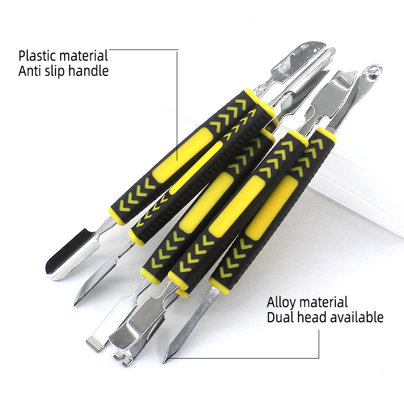6 vnt., Kompiuterinis mobilusis telefonas Tablet Pry Bar Daugiafunkcis rankinis išmontavimo įrankis Bimetalinė galvutė, kad būtų patogiau išardyti