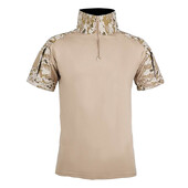 Tricouri de vară pentru bărbați Desert Digital, tactice, cu mânecă scurtă, de luptă, de vânătoare, de camuflaj, din bumbac, de îmbrăcăminte pentru paintball