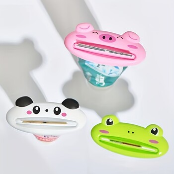 1 τεμ. Cartoon Οδοντόκρεμας Squeeer, Cute Animal Toothpaste Tube Squeeer, 4 Επιλογές, Αξεσουάρ Παιδικού Μπάνιου