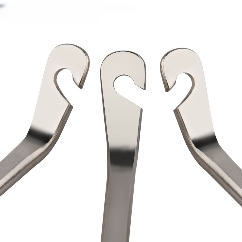 1 vnt. ratų padangos laužtuvo padangos svirties gnybtas motorolerio M365 1S Pro2 Pro pneumatinės padangos plieninės lenktos paspirtuko remonto įrankis