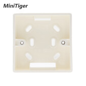 Cutie de montare externă Minitiger 86 mm * 86 mm * 34 mm pentru întrerupător tactil standard și priză de 86 mm Se aplică pentru orice poziție a suprafeței peretelui