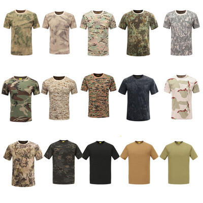 Υπαίθρια Woodland Hunting Shooting Shirt Dress Battle Dress Uniform Tactical BDU Combat Clothing Quick Dry Camouflage Βαμβακερό πουκάμισο