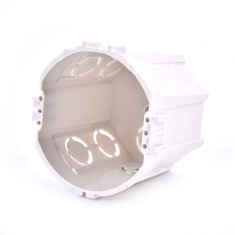 1tk Seinale paigaldatav sisekarp Uus seinakinnituskarp Sisemine kassett Valge kast 70*65mm EL-i kinnituskarbi jaoks Standardne lüliti pistikupesa