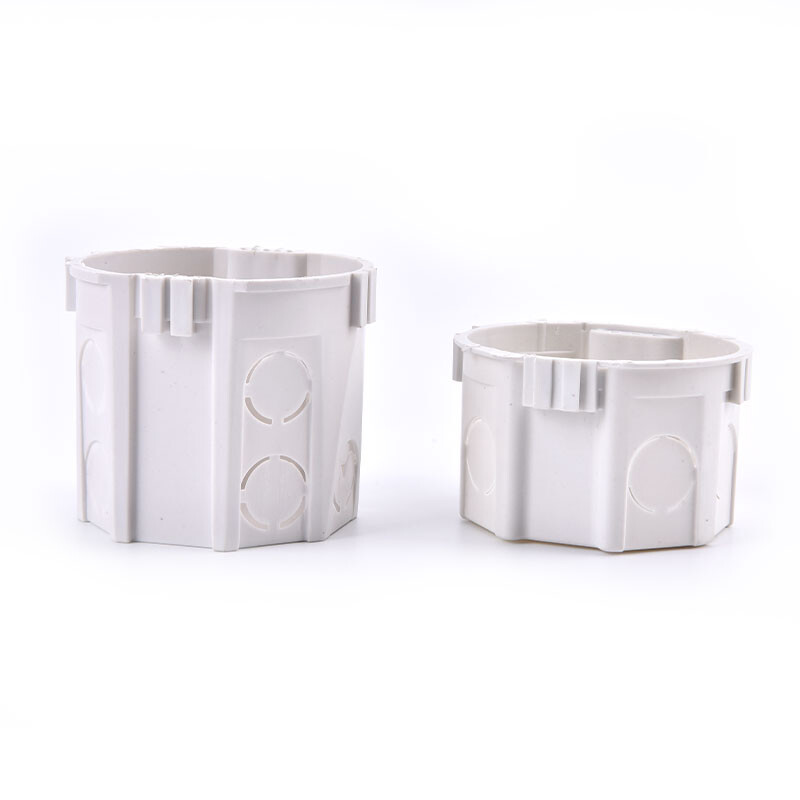 1tk Seinale paigaldatav sisekarp Uus seinakinnituskarp Sisemine kassett Valge kast 70*65mm EL-i kinnituskarbi jaoks Standardne lüliti pistikupesa