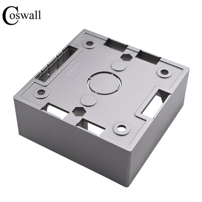 COSWALLi 33 mm sügavusega väline paigalduskarp 86 tüüpi lüliti ja pistikupesa jaoks Rakendage igasse asendisse väljaspool seinapinda B/W/G