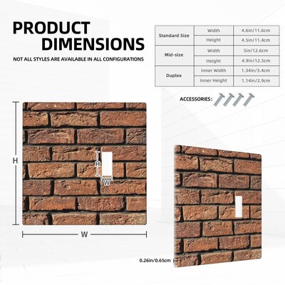 Plaatide prindid 2 Gang Double Rocker/Decora valguslüliti kate Dekoratiivne pistikupesa seinaplaat Elektriline esikülg Kodusisustus