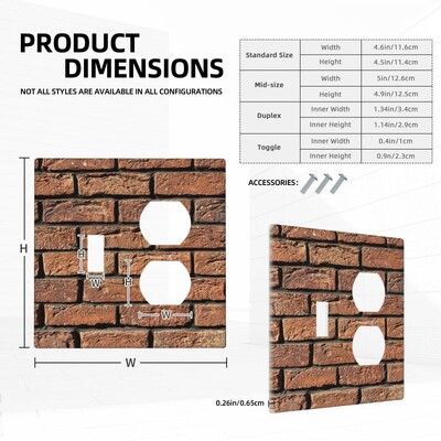 Plaatide prindid 2 Gang Double Rocker/Decora valguslüliti kate Dekoratiivne pistikupesa seinaplaat Elektriline esikülg Kodusisustus