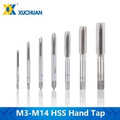 Βιδωτή βρύση M3-M14 HSS Μετρικό βύσμα βρύσης με τρυπάνι χειροκίνητα Εργαλεία σπειρώματος