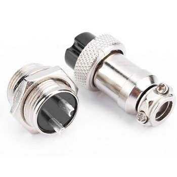 3X GX16 Aviation Connector 2-pin 400V Βιδωτός τύπος αρσενικό και θηλυκό βύσμα καλωδίου πισινό Βύσμα πρίζας αεροπορίας