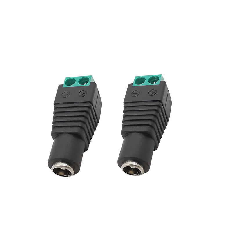 5/10 ks 5,5 x 2,1 mm 5,5 x 2,5 mm DC napájací konektor samec/samica jack adaptér pre 3528 5050 LED pásik svetla kamera
