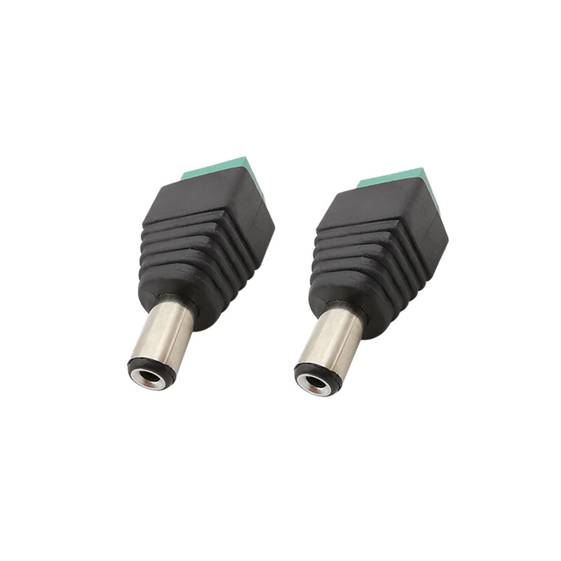 5/10 ks 5,5 x 2,1 mm 5,5 x 2,5 mm DC napájací konektor samec/samica jack adaptér pre 3528 5050 LED pásik svetla kamera