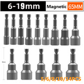 Εργαλείο επισκευής 6-19MM1/4" με μαγνητικό παξιμάδι κρουστικό ηλεκτρικό σετ τρυπανιού με μπουλόνι προσαρμογέα προσαρμογέα