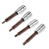 1 ks 1/2-palcový pohonný bit Torx S2 oceľ T25 T30 T35 T45 dĺžka 100 mm používaný pri domácich prácach a ručnej výrobe v domácnosti.