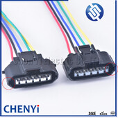 5 kontaktu auto ūdensnecaurlaidīgs savienotājs Skābekļa sensora savienotāji 2JZ-GTE MAF spraudnis aizdedzes gaisa plūsmas mērītāja ligzda priekš Toyota EVO