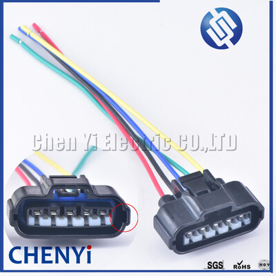 5 kontaktu auto ūdensnecaurlaidīgs savienotājs Skābekļa sensora savienotāji 2JZ-GTE MAF spraudnis aizdedzes gaisa plūsmas mērītāja ligzda priekš Toyota EVO