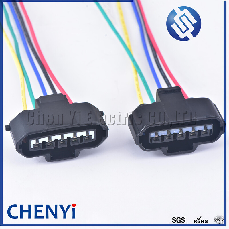 5 kontaktu auto ūdensnecaurlaidīgs savienotājs Skābekļa sensora savienotāji 2JZ-GTE MAF spraudnis aizdedzes gaisa plūsmas mērītāja ligzda priekš Toyota EVO