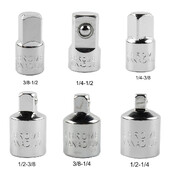 1/4" 3/8" 1/2" sprūdrata piedziņas ligzdas adapteris Hex dilles uzgaļu turētājs pārveidotājs uzgriežņu atslēgas adapteris Rokas instrumentu komplekts Remonta instrumenti