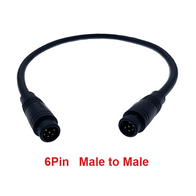 1 τεμ M8 2 3 4 5 6 ακίδων Ηλεκτρικό ποδήλατο πισινό βύσμα άρθρωσης αδιάβροχο για καλώδιο οθόνης Ebike Γυναικείο αρσενικό Προαιρετικός σύνδεσμος 20CM