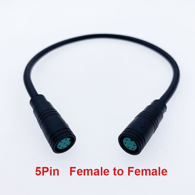 1 τεμ M8 2 3 4 5 6 ακίδων Ηλεκτρικό ποδήλατο πισινό βύσμα άρθρωσης αδιάβροχο για καλώδιο οθόνης Ebike Γυναικείο αρσενικό Προαιρετικός σύνδεσμος 20CM