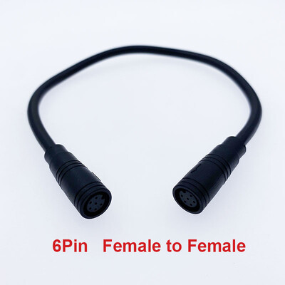 1 τεμ M8 2 3 4 5 6 ακίδων Ηλεκτρικό ποδήλατο πισινό βύσμα άρθρωσης αδιάβροχο για καλώδιο οθόνης Ebike Γυναικείο αρσενικό Προαιρετικός σύνδεσμος 20CM