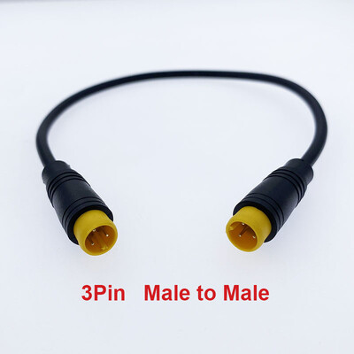 1 τεμ M8 2 3 4 5 6 ακίδων Ηλεκτρικό ποδήλατο πισινό βύσμα άρθρωσης αδιάβροχο για καλώδιο οθόνης Ebike Γυναικείο αρσενικό Προαιρετικός σύνδεσμος 20CM