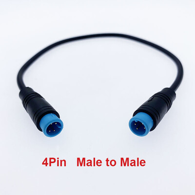 1 τεμ M8 2 3 4 5 6 ακίδων Ηλεκτρικό ποδήλατο πισινό βύσμα άρθρωσης αδιάβροχο για καλώδιο οθόνης Ebike Γυναικείο αρσενικό Προαιρετικός σύνδεσμος 20CM