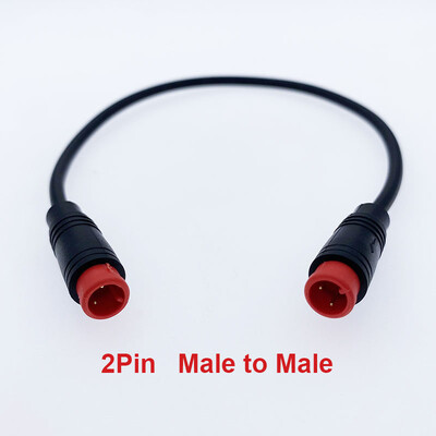 1 τεμ M8 2 3 4 5 6 ακίδων Ηλεκτρικό ποδήλατο πισινό βύσμα άρθρωσης αδιάβροχο για καλώδιο οθόνης Ebike Γυναικείο αρσενικό Προαιρετικός σύνδεσμος 20CM