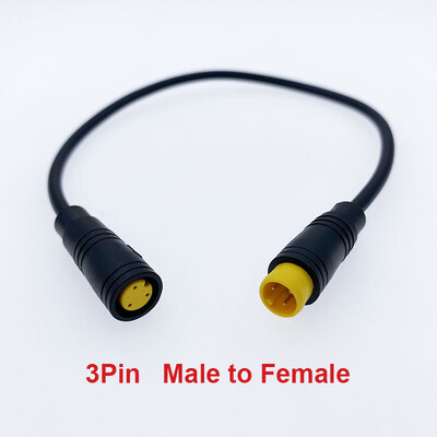 1 τεμ M8 2 3 4 5 6 ακίδων Ηλεκτρικό ποδήλατο πισινό βύσμα άρθρωσης αδιάβροχο για καλώδιο οθόνης Ebike Γυναικείο αρσενικό Προαιρετικός σύνδεσμος 20CM