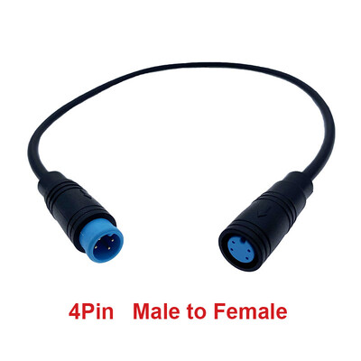 1 τεμ M8 2 3 4 5 6 ακίδων Ηλεκτρικό ποδήλατο πισινό βύσμα άρθρωσης αδιάβροχο για καλώδιο οθόνης Ebike Γυναικείο αρσενικό Προαιρετικός σύνδεσμος 20CM