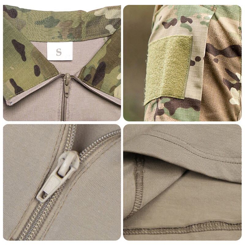 Ljetna G2 kamuflažna vojna majica s kratkim rukavima Vojna taktička majica kratkih rukava Multicam Camo Combat brzosušeće vanjske majice