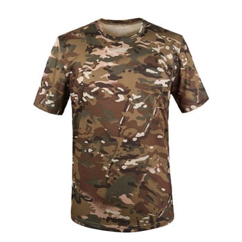 Υπαίθρια Woodland Hunting Shooting Shirt Dress Battle Dress Uniform Tactical BDU Combat Clothing Quick Dry Camouflage Βαμβακερό πουκάμισο