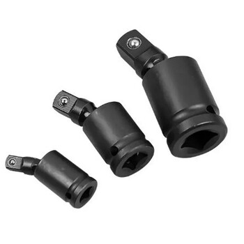 Κούνια για 1/2 Tool Adapter Impact Socket Knuckle 360 1/4 1/4 ανασυρόμενη πνευματική περιστρεφόμενη άρθρωση ίντσα αερόκλειδο 3/8 μοιρών